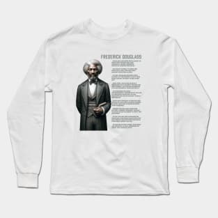 Frederick Douglass - Black History Legend Long Sleeve T-Shirt